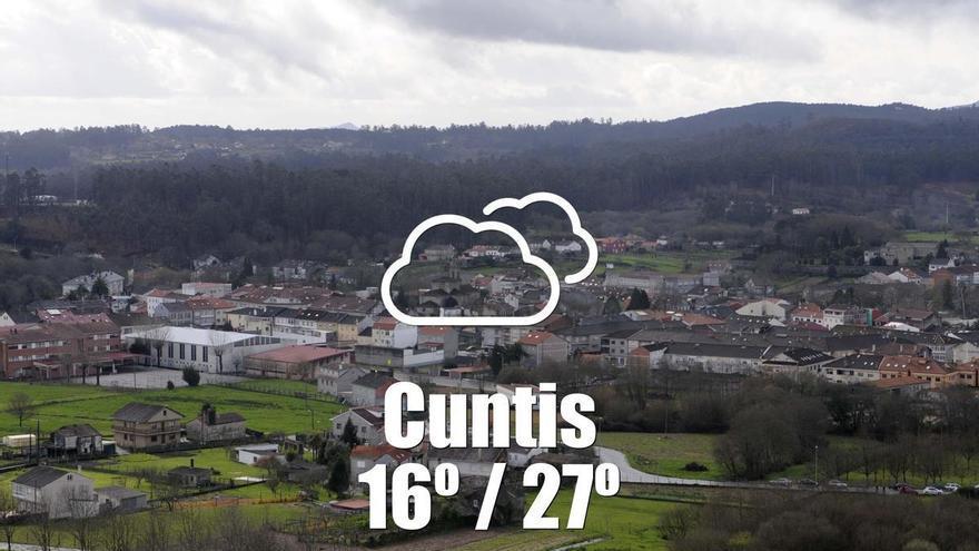 El tiempo en Cuntis: previsión meteorológica para hoy, martes 26 de mayo