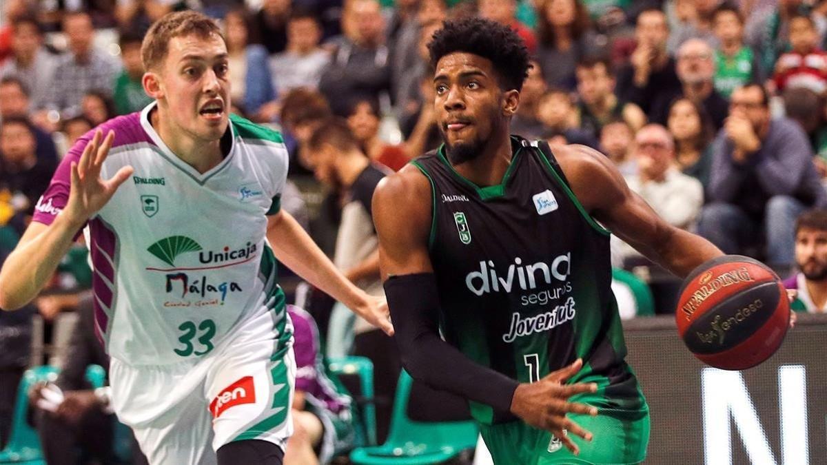 El jugador de la Penya Shawn Dawson, en una imagen de archivo en un partido ante Unicaja