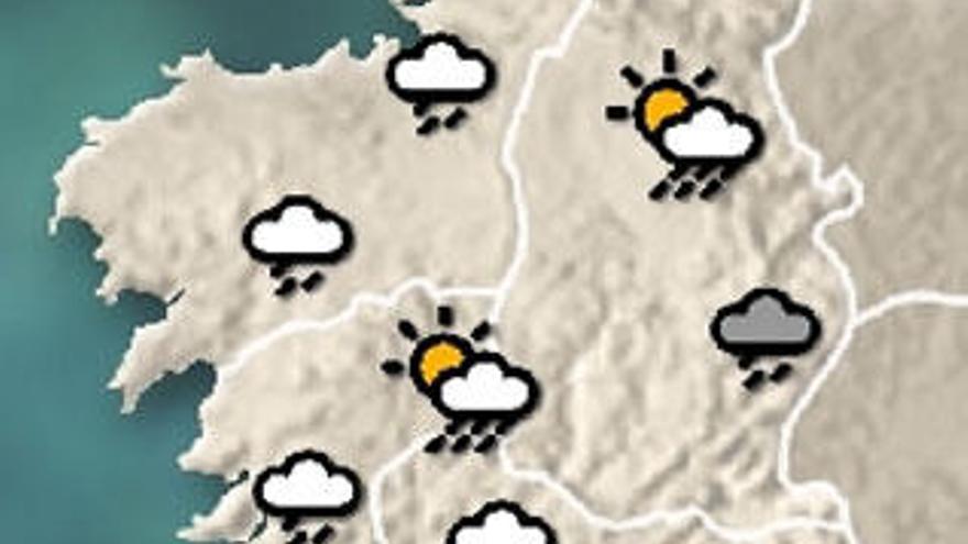 Nieblas matinales y precipitaciones por la tarde en Galicia
