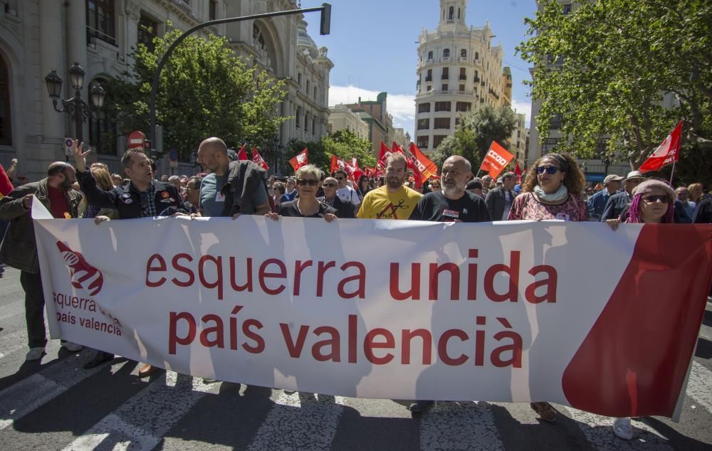 Manifestación del Día del Trabajo en València