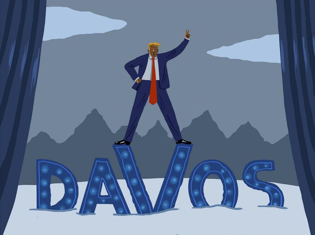 Davos, fira de vanitats amb Trump