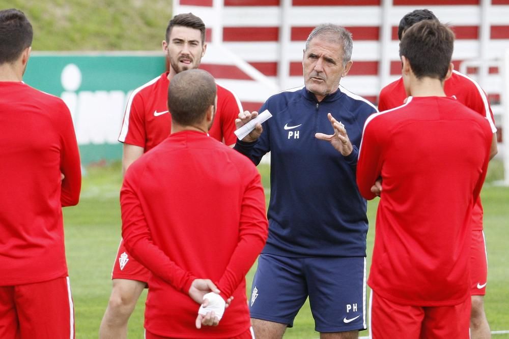 Entrenamiento del Sporting