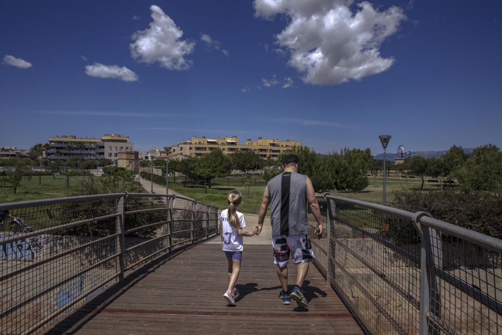 Los parques y las zonas verdes de Palma reabren con “normalidad”