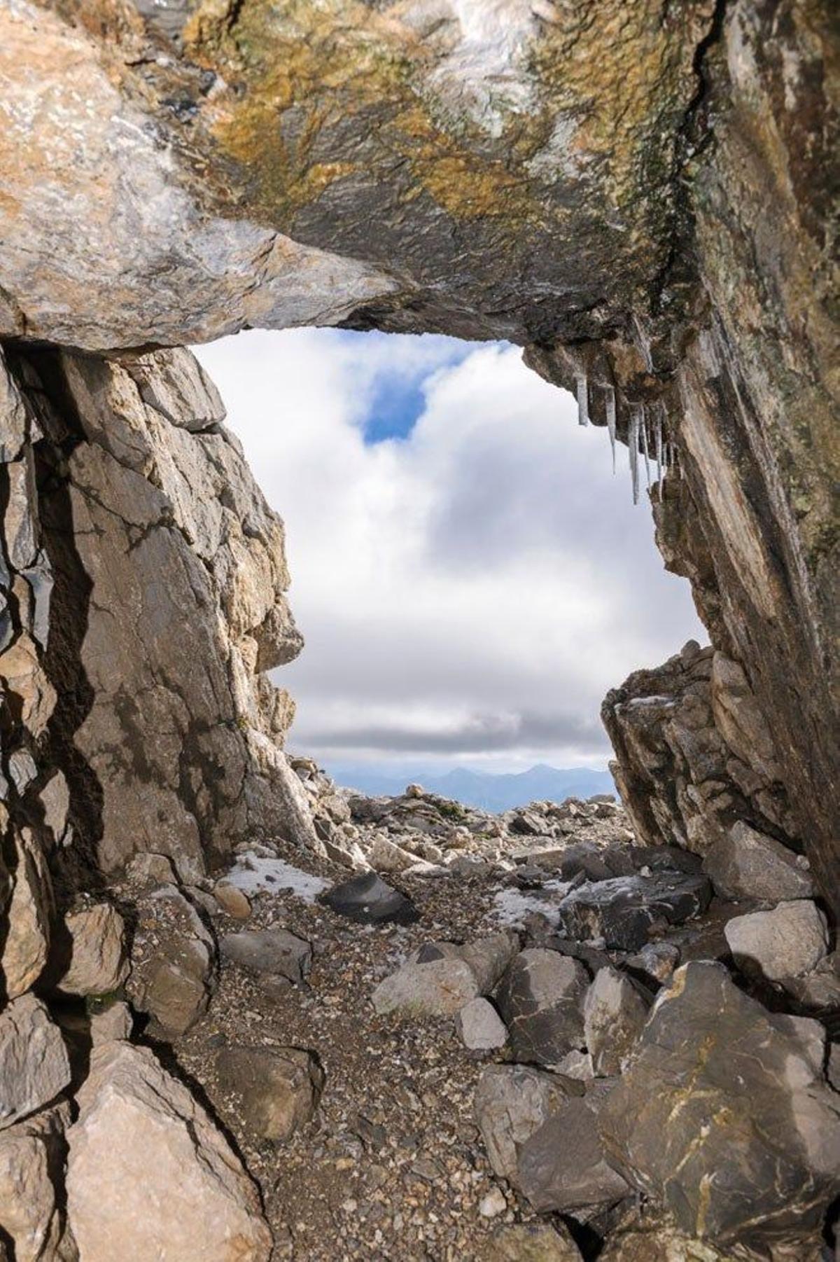 Las minas de Altaiz están abandonadas y ahora, en ellas, se practica la espeleología.