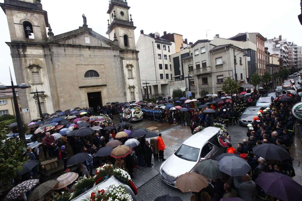 Funeral por Eloy Palacio, bombero fallecido en Oviedo