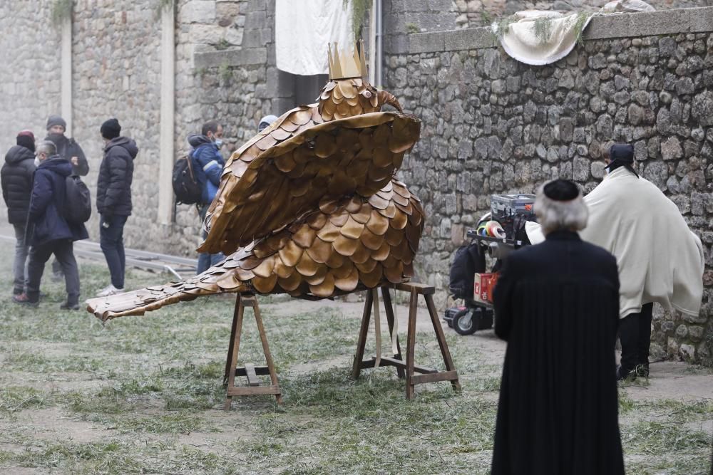 Comença el rodatge de la sèrie «Els hereus de la terra» al Barri Vell de Girona