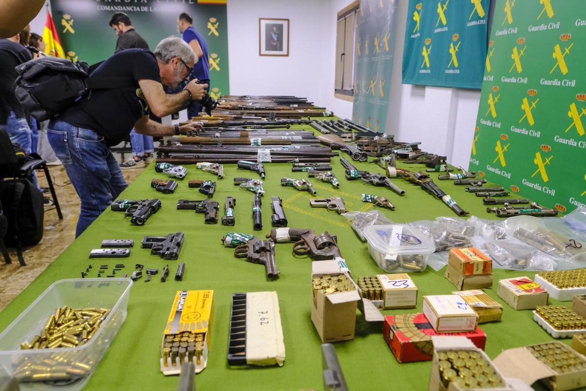Operación contra el mayor taller ilegal de armas de fuego