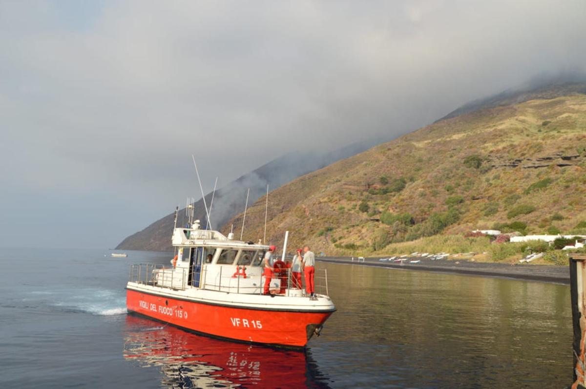 Erupció del volcà Stromboli