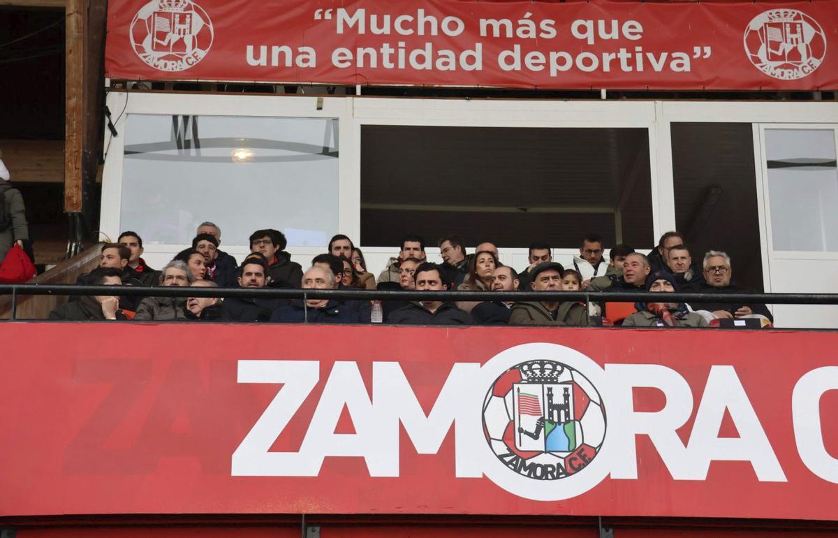 Palco del Ruta de la Plata, durante un partido de Liga. | V. G.
