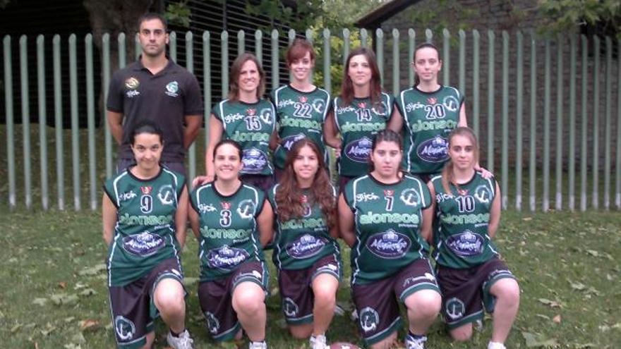 Equipo femenino del Gijón Mariners.