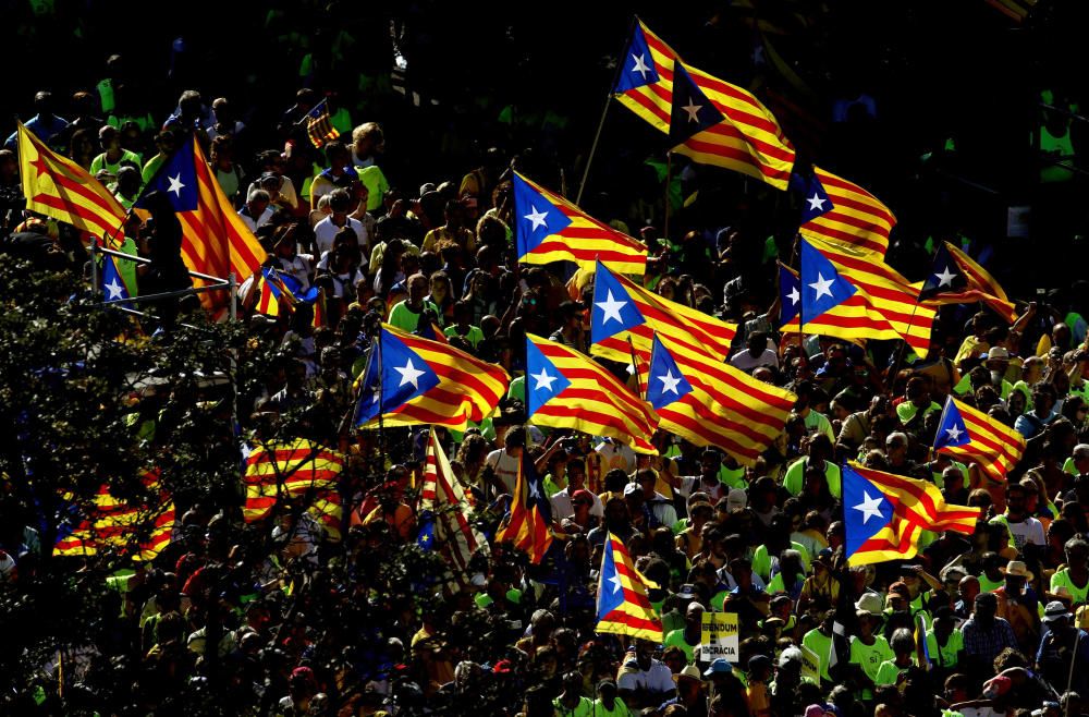 La Diada de l'11 de setembre a Catalunya