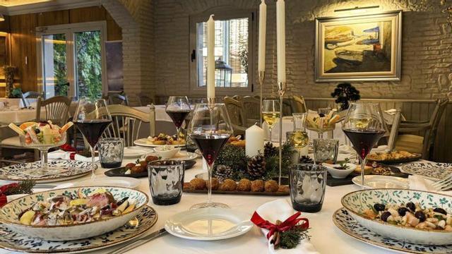 Interior del restaurant Pelegrí  de Figueres.