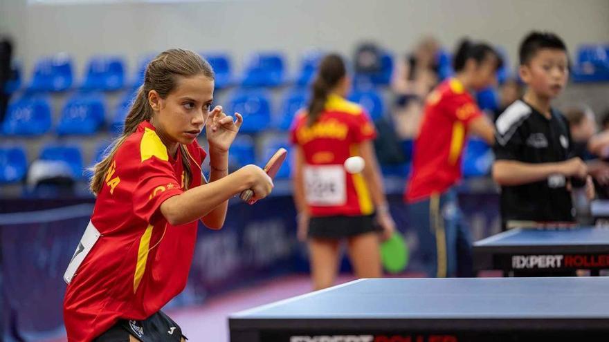 Un oro y un bronce, cosecha de la cantera asturiana en el Nacional de tenis de mesa