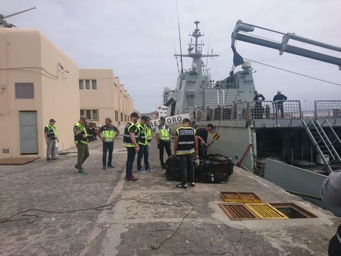 Interceptada una embarcación con 1.500 kilos de cocaína cerca de Canarias