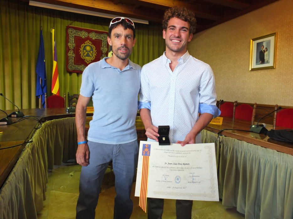 Homenaje al nadador mallorquín Joan Lluís Pons