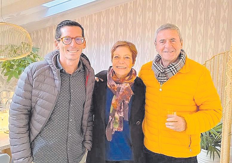 Manu Blanco, Cati  Genestra y Pere Rotger.