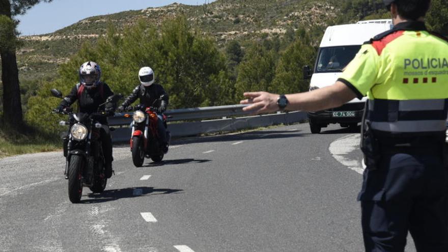 Increment de vigilància a la carretera de Can Maçana per l&#039;alta sinistralitat de motociclistes