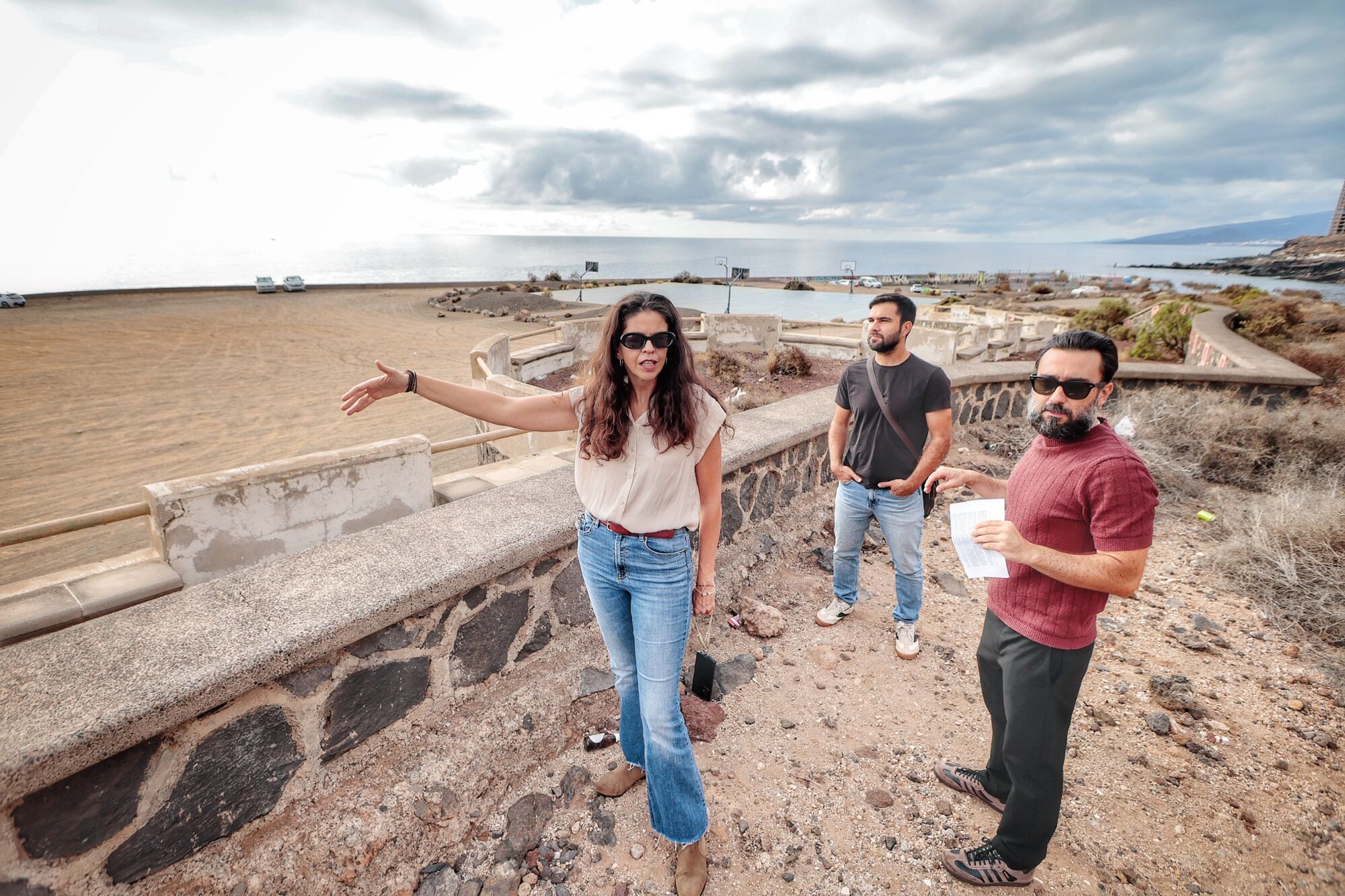 Visita con los arquitectos de La Mareta de Añaza a la nueva zona de Santa Cruz de Tenerife.
