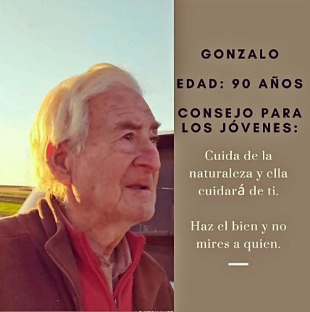 Gonzalo comunica su mensaje. | Cedida