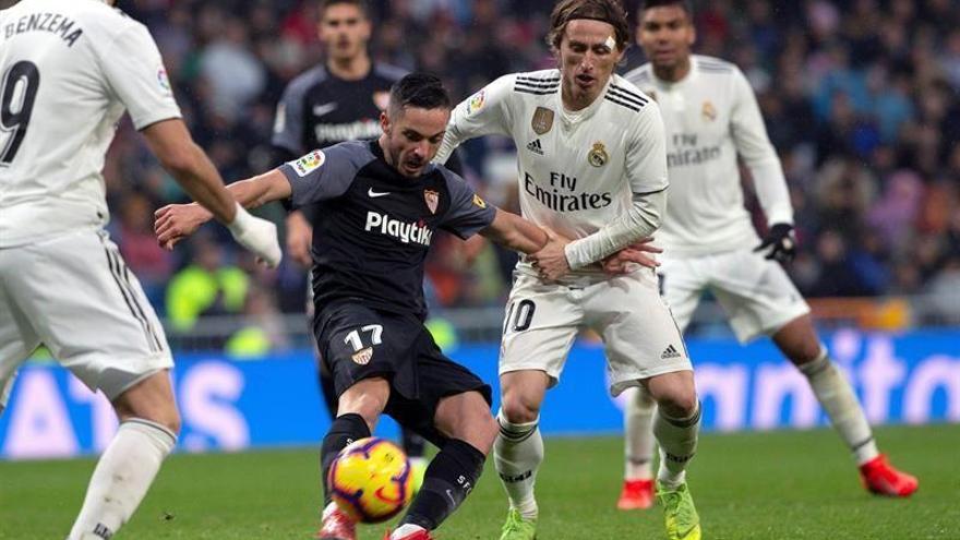 Casemiro y Modric dan la victoria al Real Madrid frente al Sevilla (2-0)