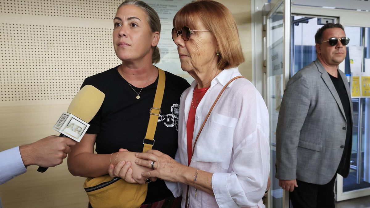 Caroline Darian, hija de los Pelicot, en un momento del juicio.