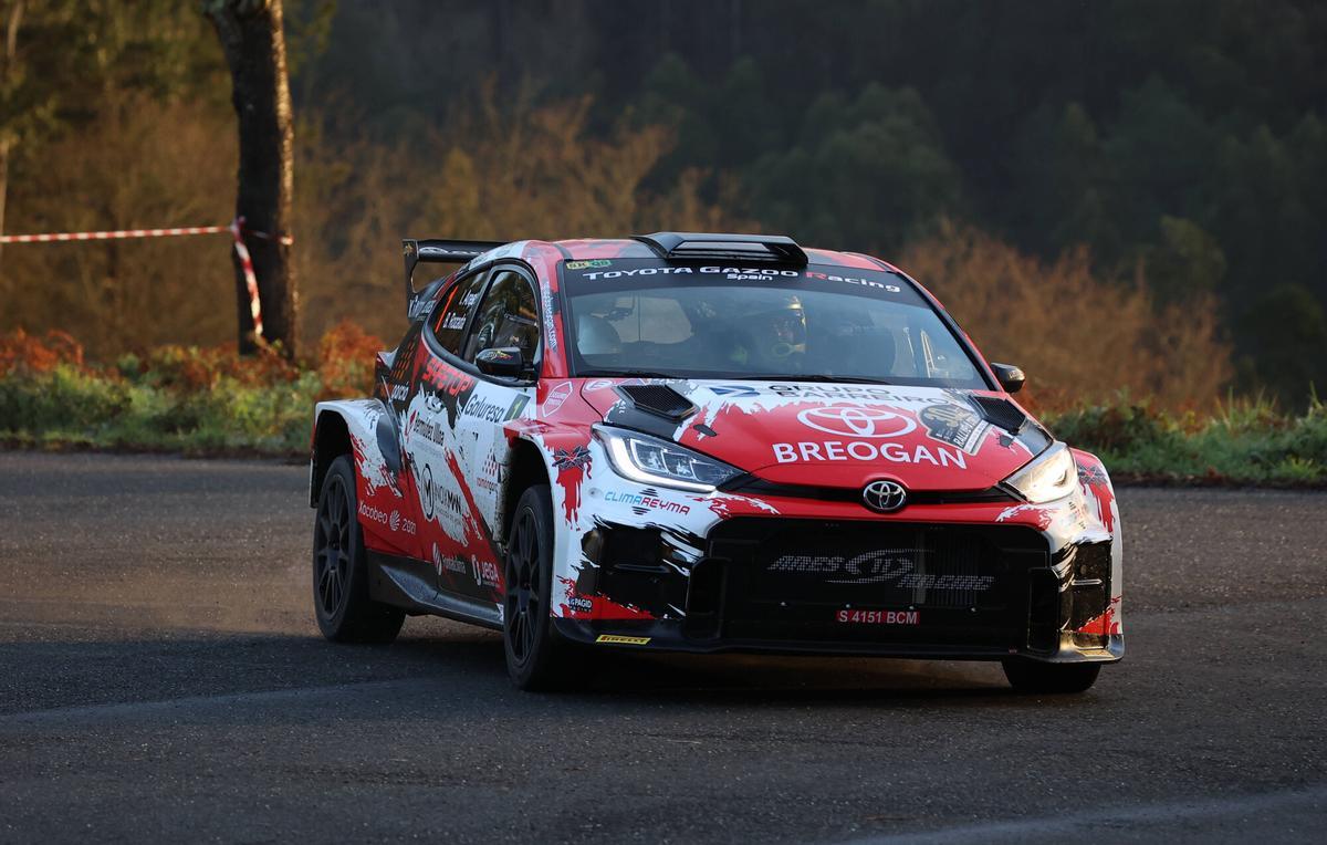 Tramo de Betanzos - Coiròs del 30 Rally de A Coruña .
