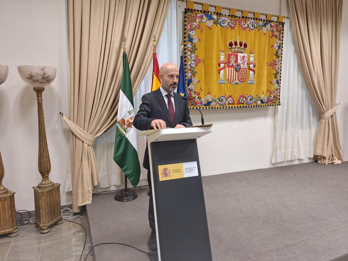 El subdelegado del Gobierno en Málaga, Javier Salas