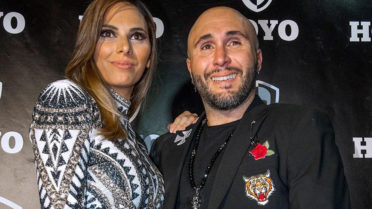 Irene Rosales y Kiko Rivera en un 'photocall'