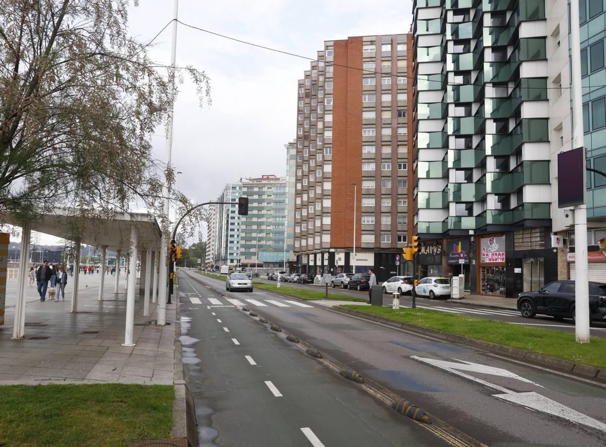 Aspecto actual de la avenida Rufo García Rendueles.