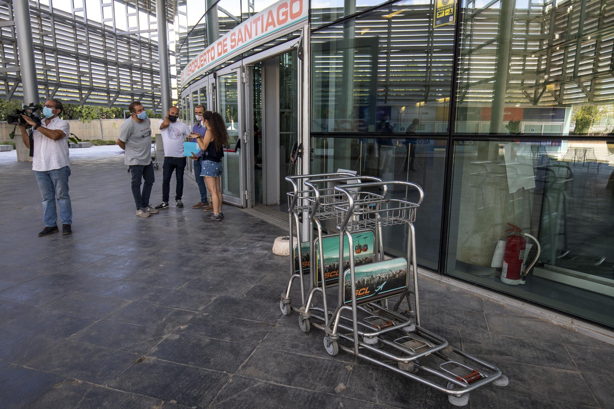 El Palma Arena, un aeropuerto chileno para el rodaje de la serie de Netflix 'Kleo'