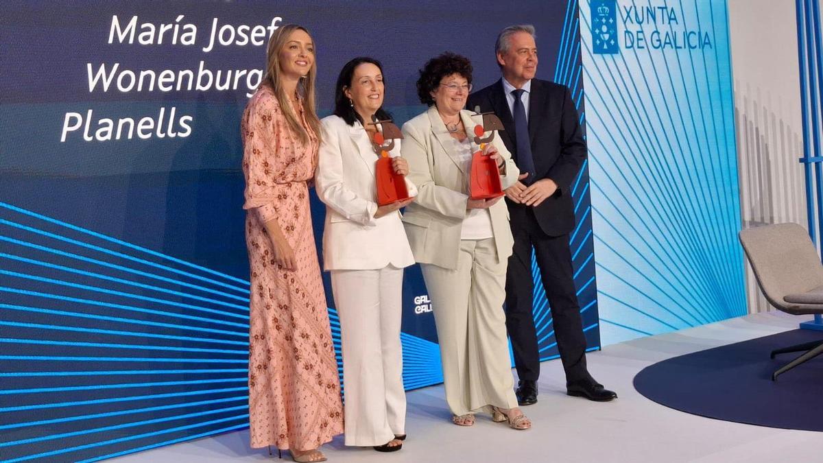 Fabiola García, Yolanda Prezado, África González y Antonio Caamaño.