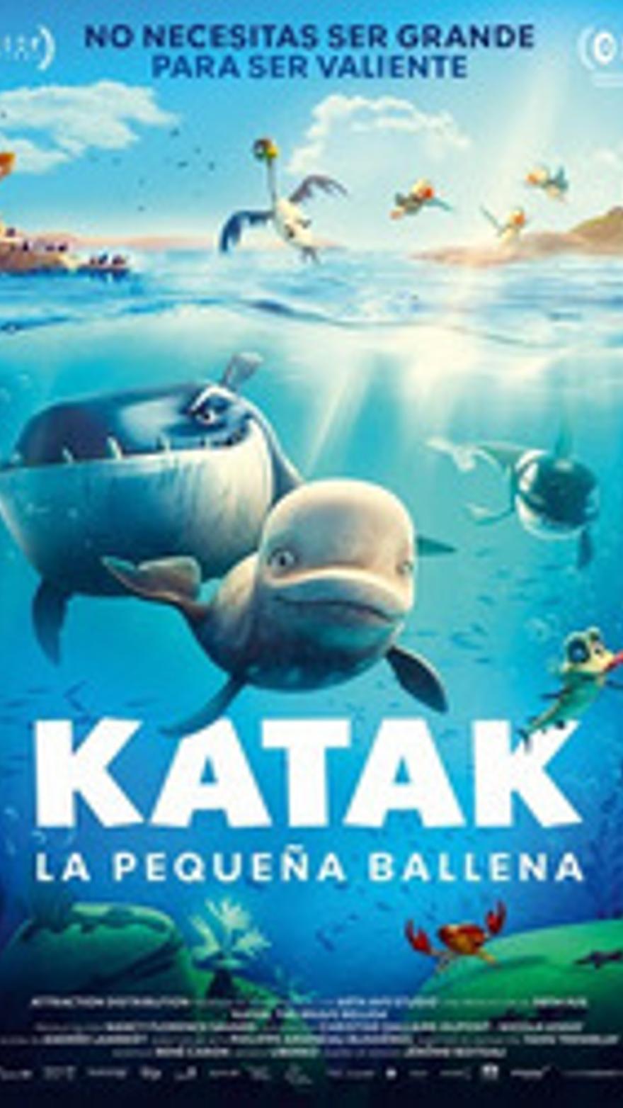 Katak, la pequeña ballena blanca