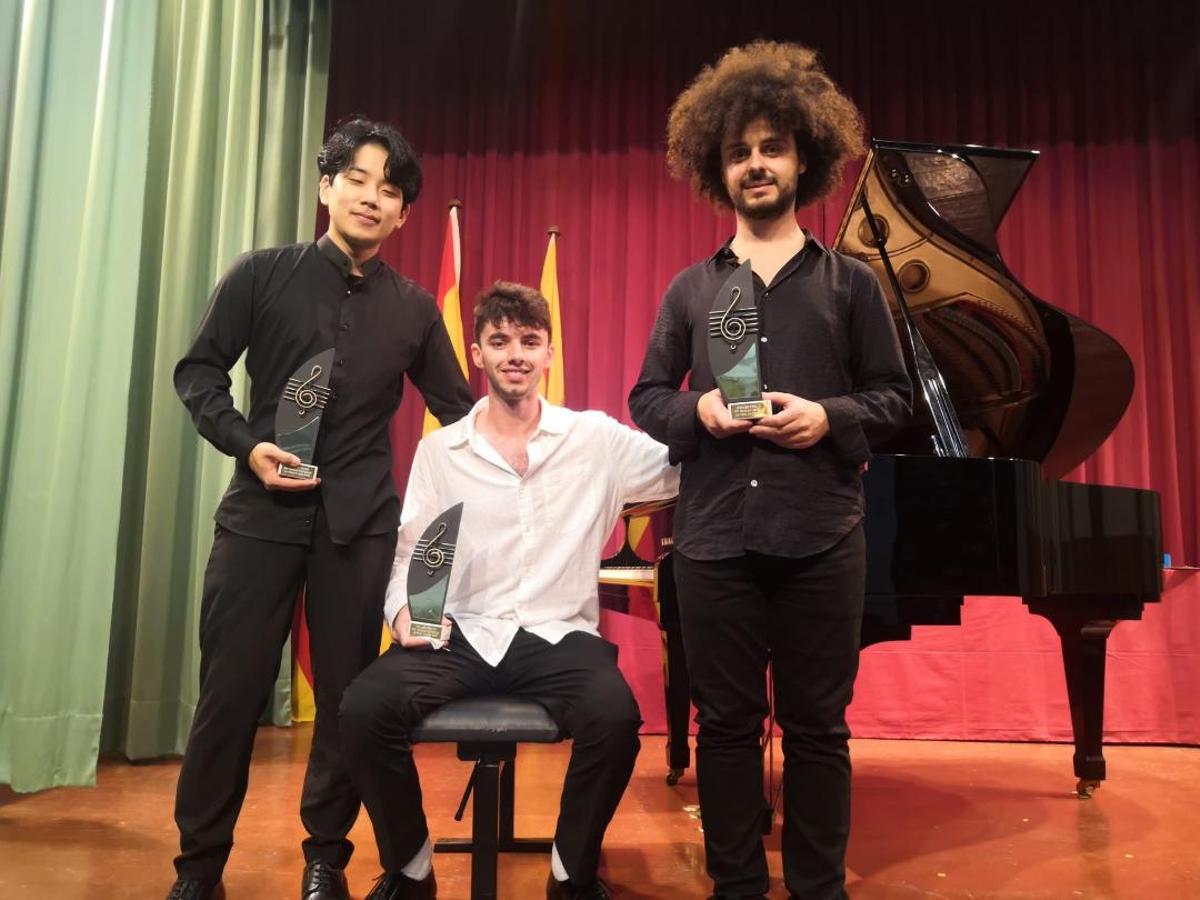 Ganadores de la categoría de pianistas.