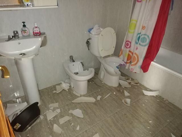 Un inquilino arrasa la casa en Agüimes después de ser desahuciado