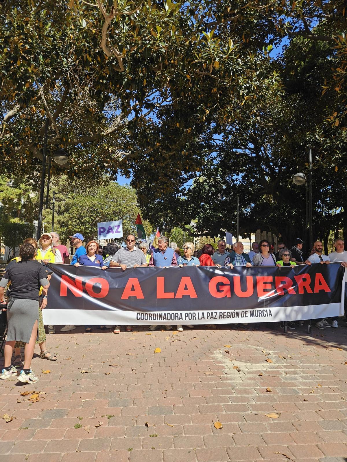 Manifestación "No a la guerra" en Cartagena