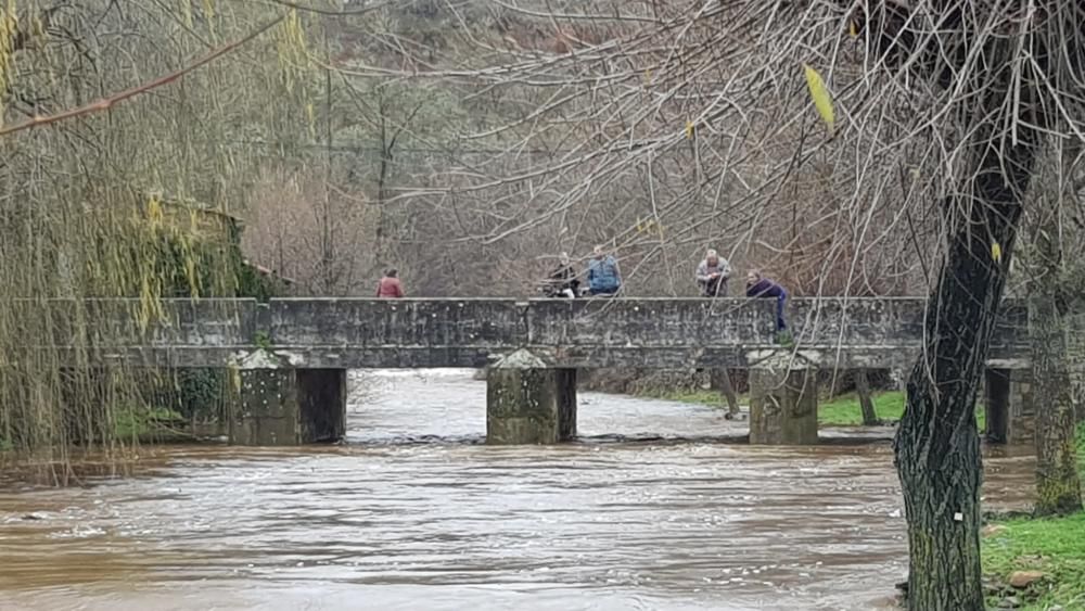 Los ríos Aliste y Frío se desbordan por ocho pueblos ribereños