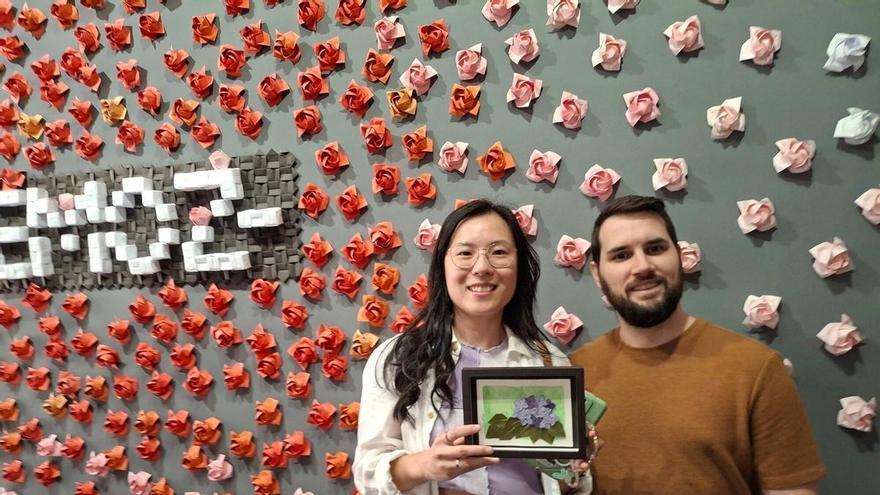 El Museo del Origami de Zaragoza celebra al visitante número 300.000