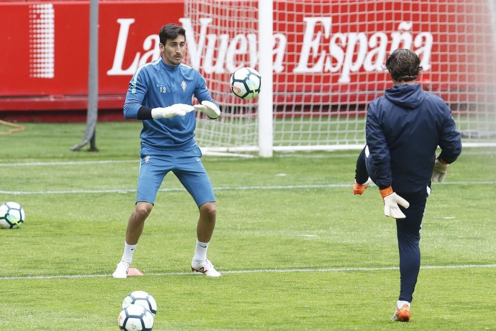 Entrenamiento del Sporting