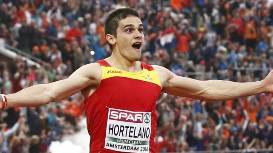 Bruno Hortelano, cuarto en los 200 metros de Londres.