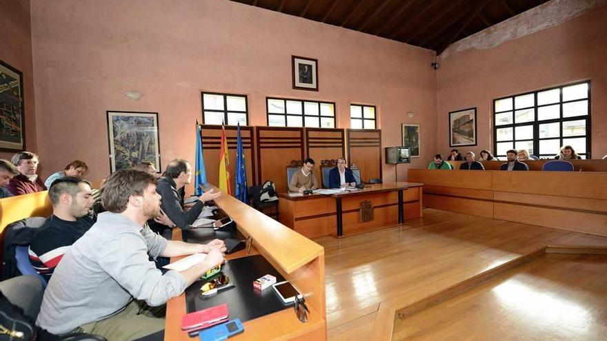 El Pleno de la Mancomunidad celebrado ayer en el Ayuntamiento de San Martín.