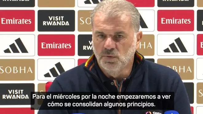 Postecoglou, dispuesto a implementar su juego: "No puedo perder el tiempo"