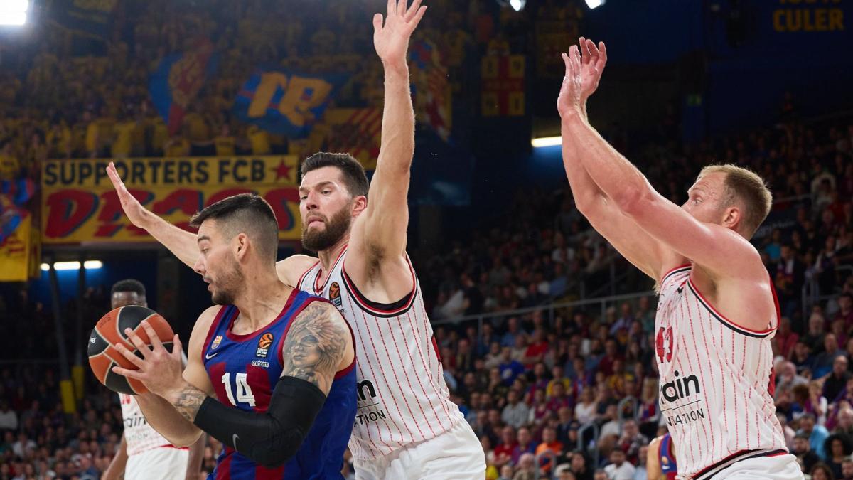 Willy Hernangómez ante Olympiacos