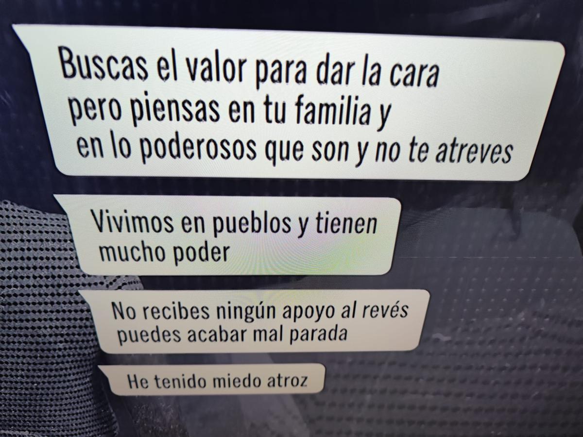 Extractos de la denuncia revelada por el programa «Código 10».
