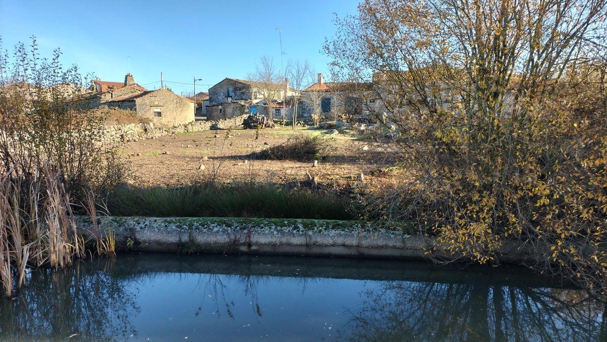 Detalle de la tubería de fibrocemento