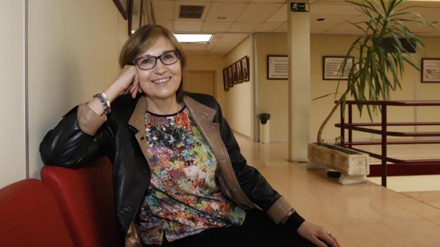 Marina Pollán, directora del Centro Nacional de Epidemiología del Carlos III, este miércoles antes de su charla en Zaragoza.