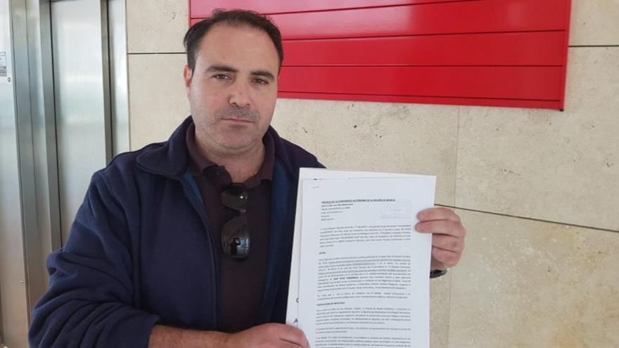 Exculpado el concejal de Ciudadanos en Calasparra, Carlos Alajarín, acusado de expolio