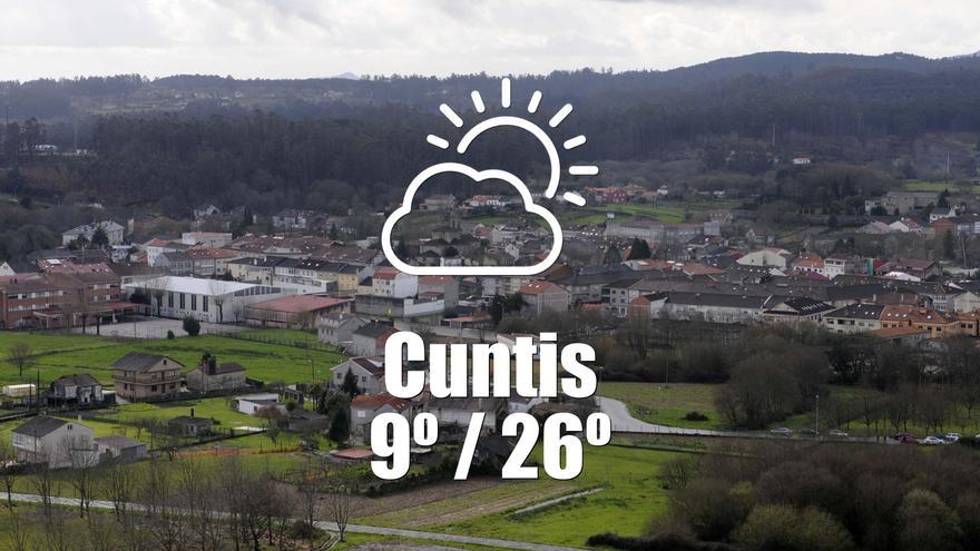 El tiempo en Cuntis: previsión meteorológica para hoy, sábado 20 de abril