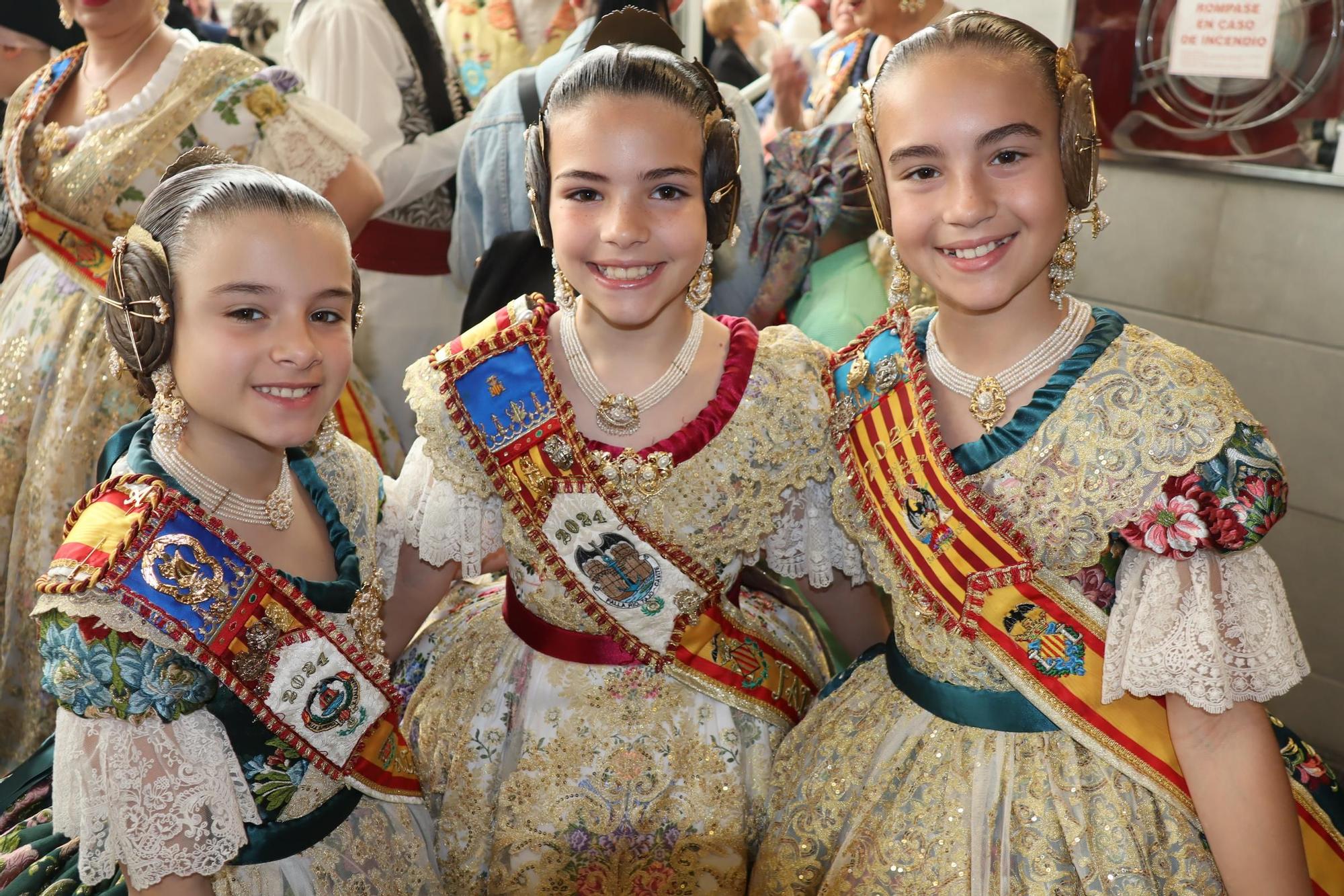 La alfombra roja en el 50 aniversario de la Agrupación de Fallas del Marítim