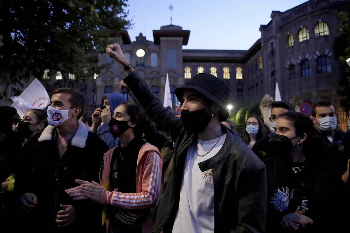 Protesta de los universitarios cordobeses por la LOSU