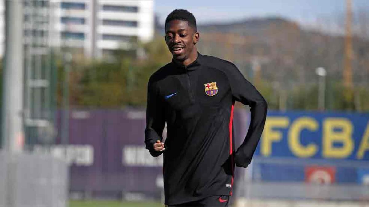 Ousmane Dembélé sigue con su recuperación